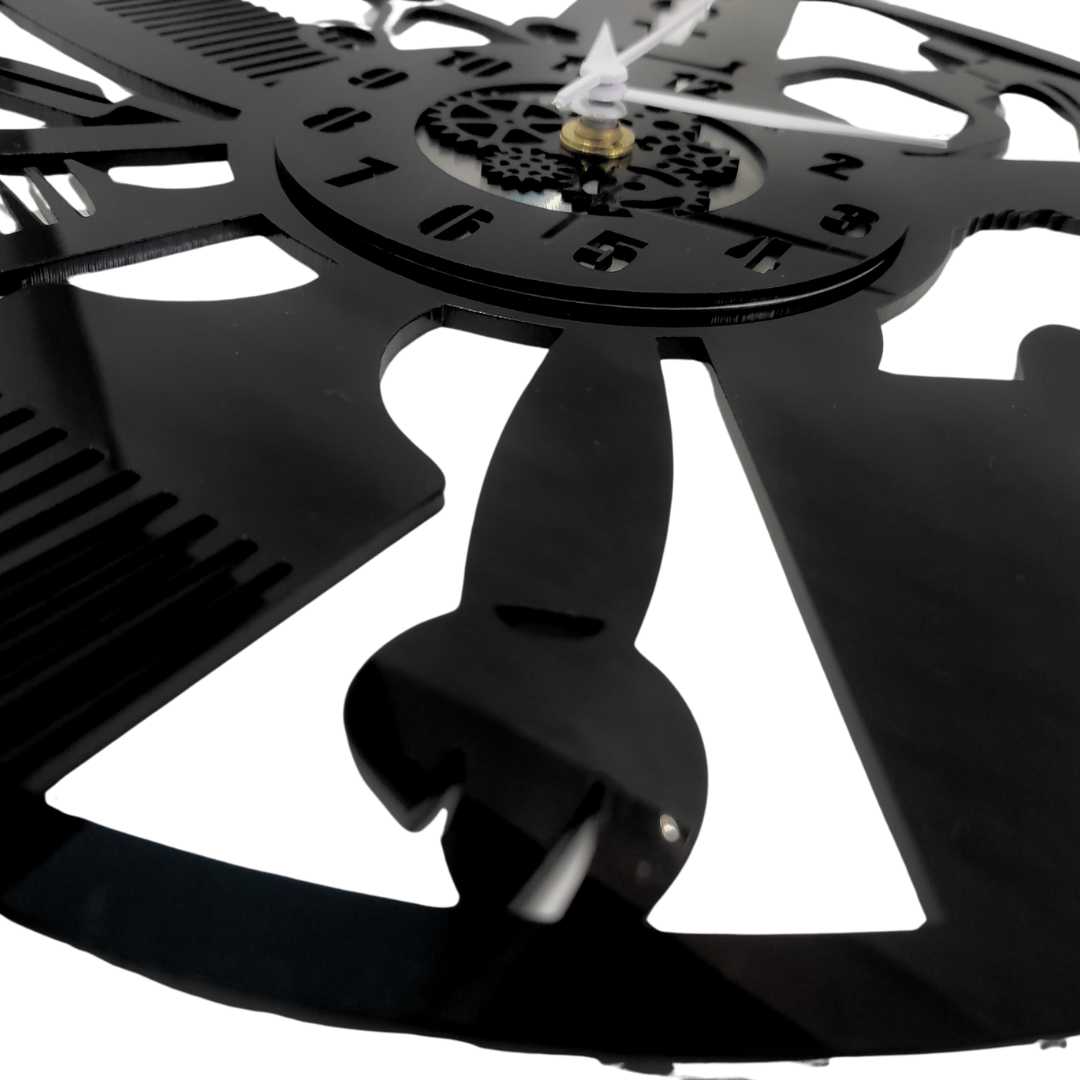 Pro Tool Wall Clock 12″ Wall Clock, Black