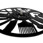 Pro Tool Wall Clock 12″ Wall Clock, Black