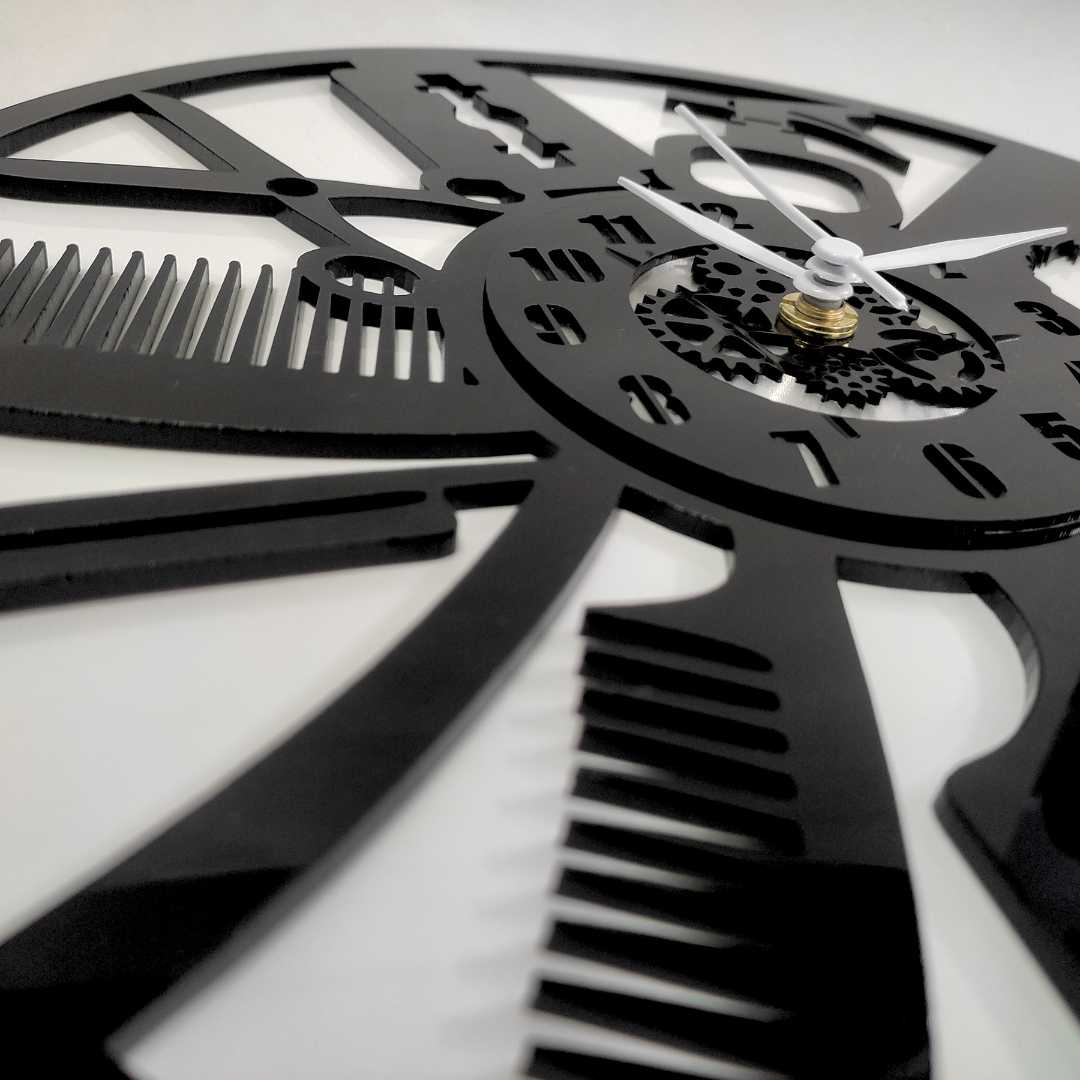 Pro Tool Wall Clock 12″ Wall Clock, Black