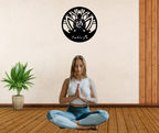 Yoga 12” PlexiGlass Glossy Black Wall Clock