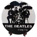 The Beatles 2 PlexiGlass Glossy Black 12'' Wall Clock
