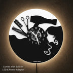 Girl Salon 12″ Wall Clock for Urban Salon & Spa
