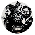 Stylish 2 Men’s Salon Wall Clock, 12″ Premium Barbershop  Wall Clock