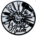 Beauty Salon & Cosmetics Wall Clock, 12″ Wall Clock, Plexi Glass 31 CM