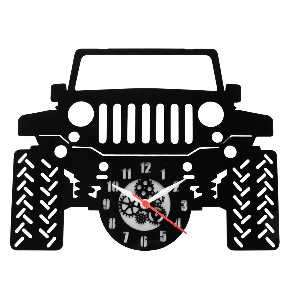 Off-Road SUV Wall Clock 12"  Premium Plexi Glass Wall Clock