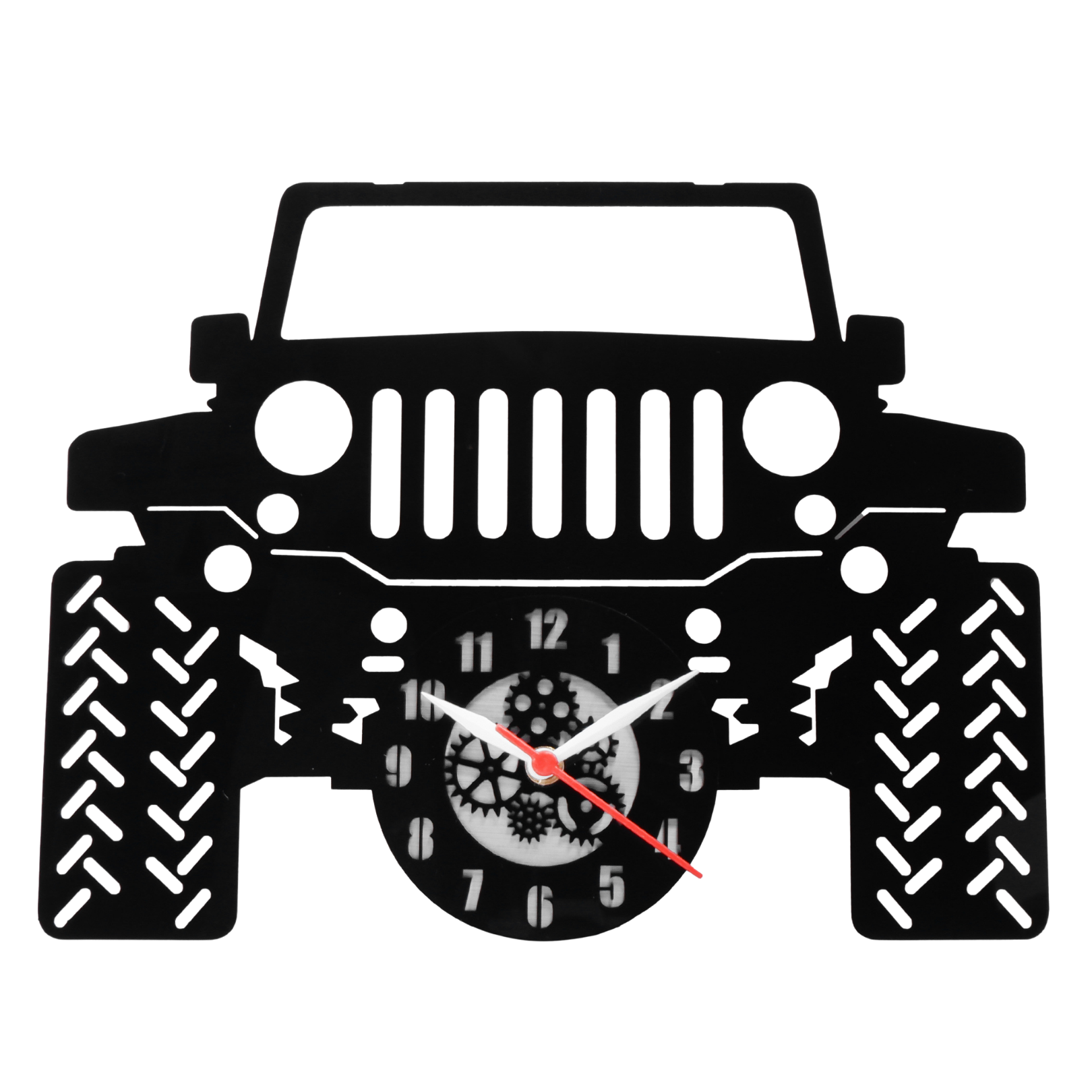 Off-Road SUV Wall Clock 12"  Premium Plexi Glass Wall Clock
