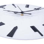 American White Wall Clock , 12″ Plexi Glass