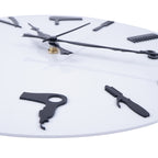 American White Wall Clock , 12″ Plexi Glass