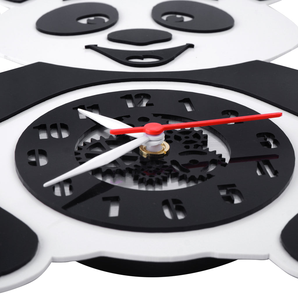 Playful Panda Premium Acrylic Wall Clock 12"