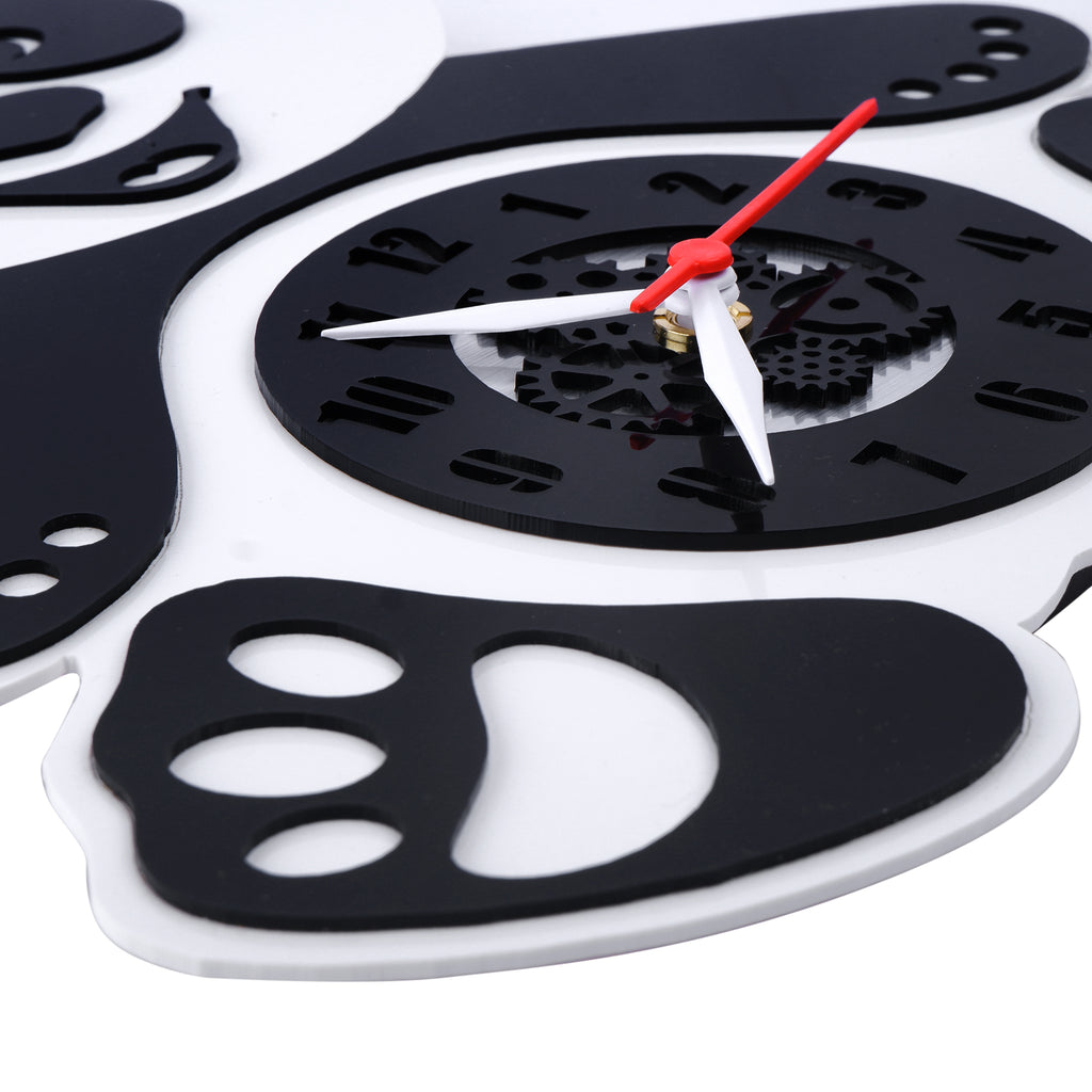 Playful Panda Premium Acrylic Wall Clock 12"