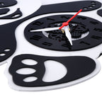 Playful Panda Premium Acrylic Wall Clock 12"