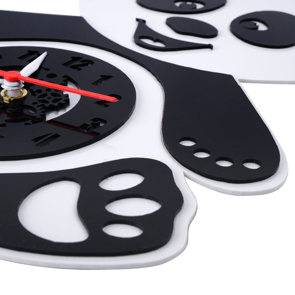 Playful Panda Premium Acrylic Wall Clock 12"