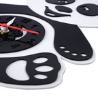 Playful Panda Premium Acrylic Wall Clock 12"