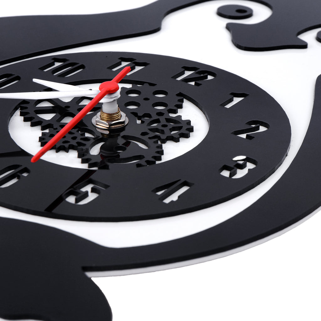 Happy Penguin Premium Acrylic Wall Clock 12"