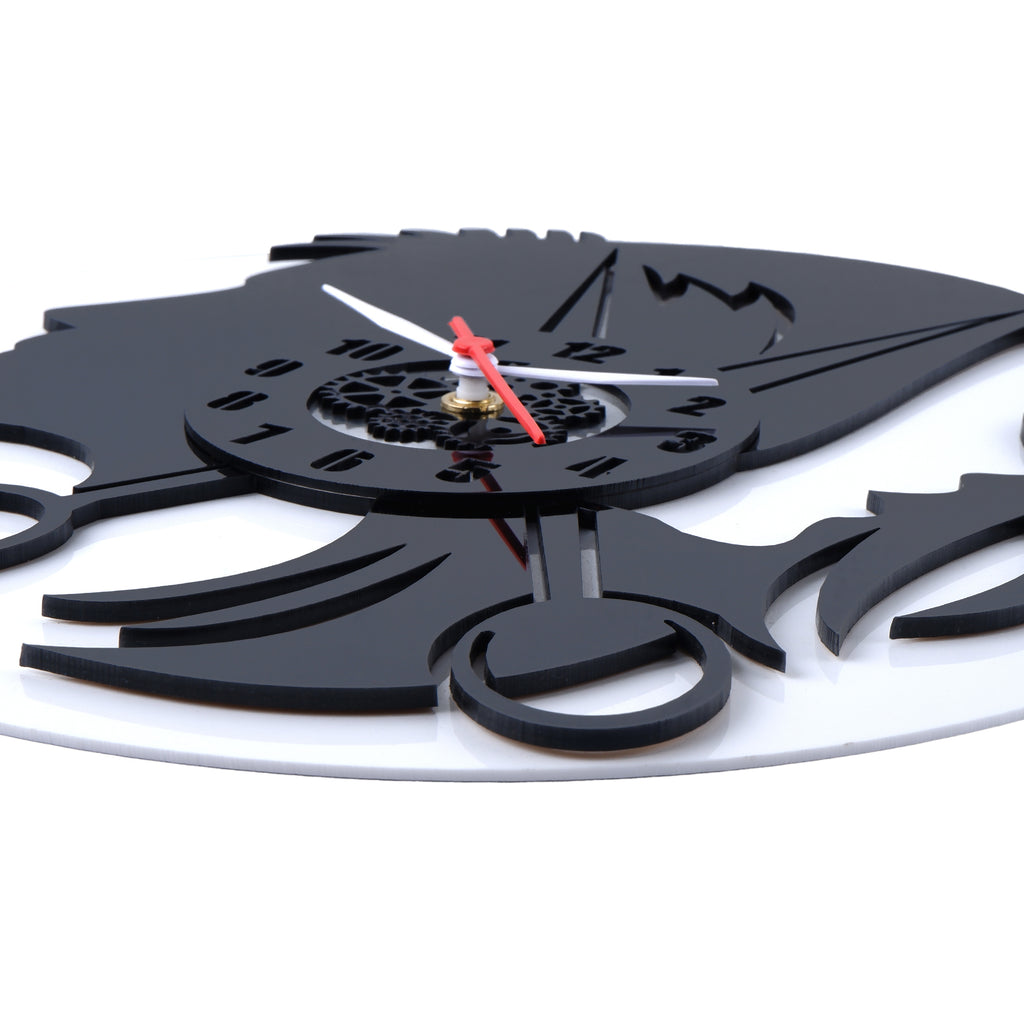 Unisex Salon Wall Clock, 12″ Wall Clock, Black