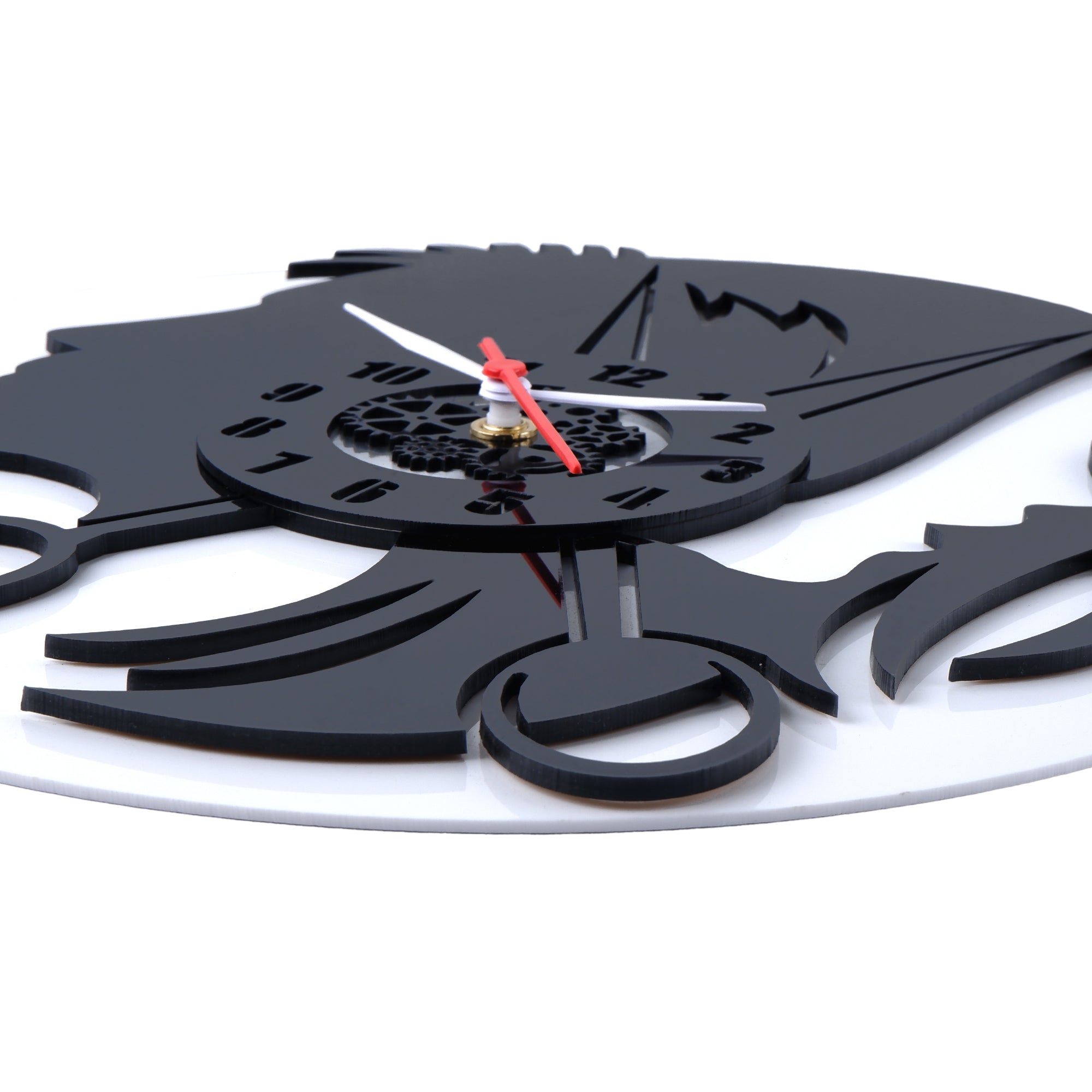 Unisex Salon Wall Clock, 12″ Wall Clock, Black