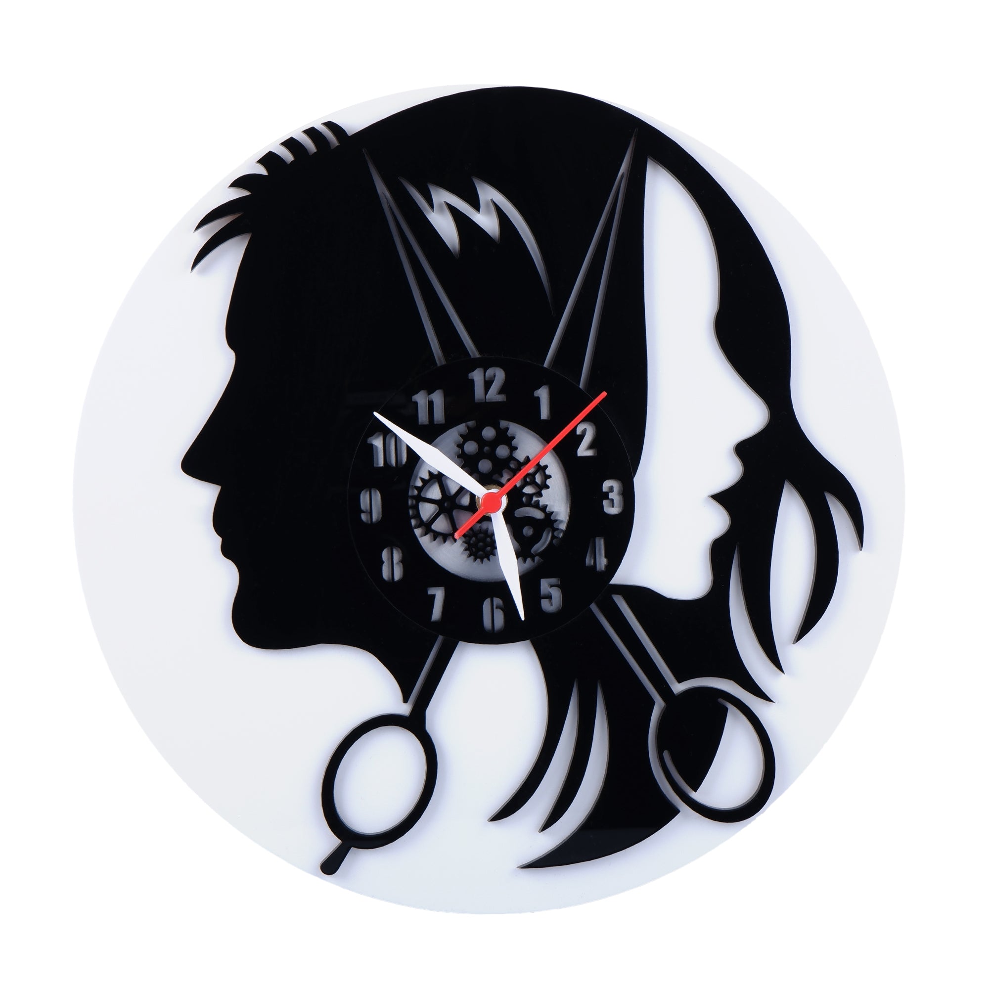 Unisex Salon Wall Clock, 12″ Wall Clock, Black