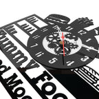 "Yummy Food, Good Mood" Premium Acrylic Wall Clock 12"