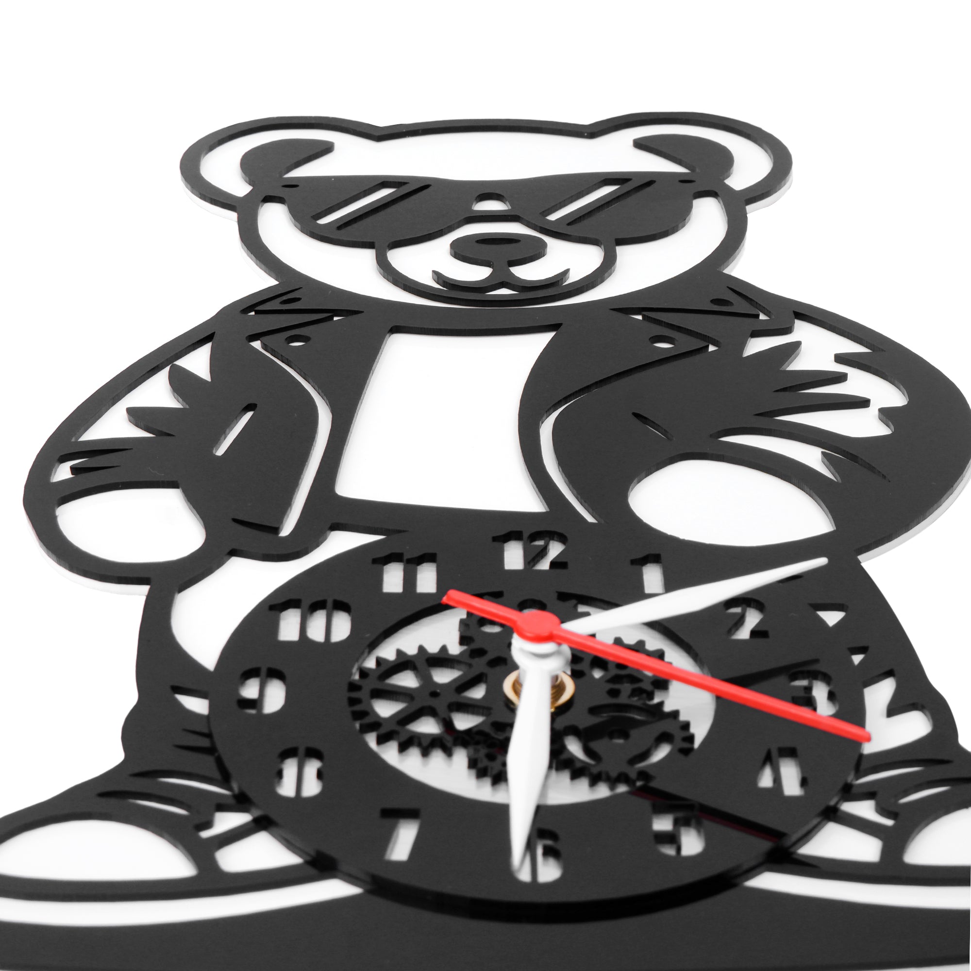 "Cool Teddy" Premium Acrylic Wall Clock