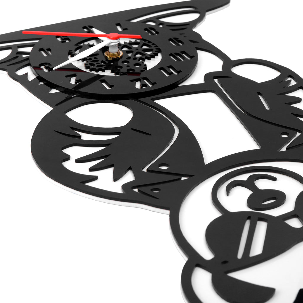 "Cool Teddy" Premium Acrylic Wall Clock