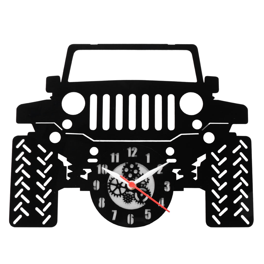 Off-Road SUV Wall Clock 12"  Premium Plexi Glass Wall Clock