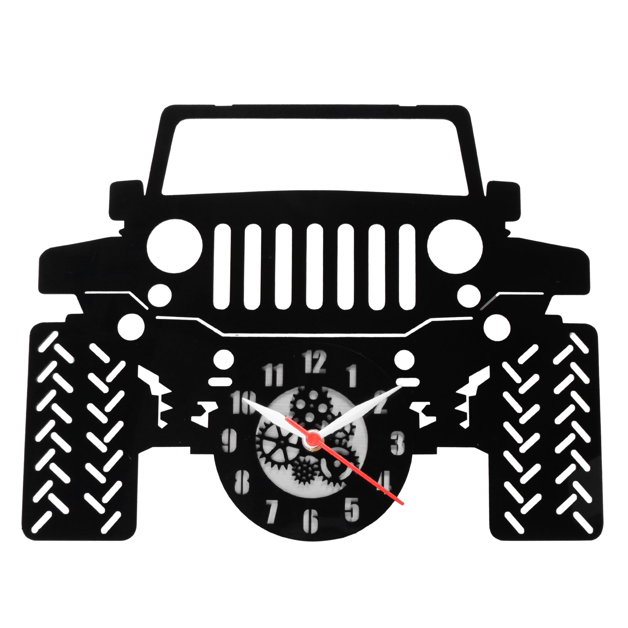 Off-Road SUV Wall Clock 12"  Premium Plexi Glass Wall Clock