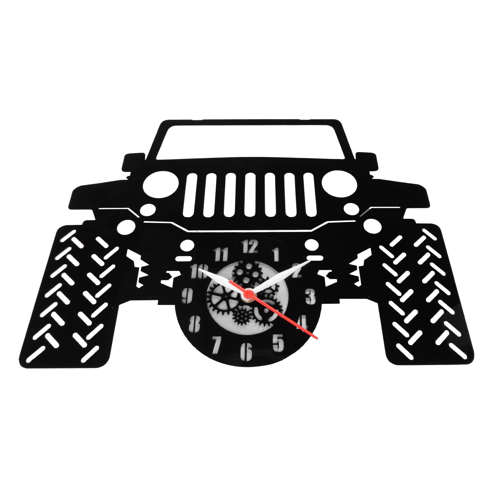 Off-Road SUV Wall Clock 12"  Premium Plexi Glass Wall Clock