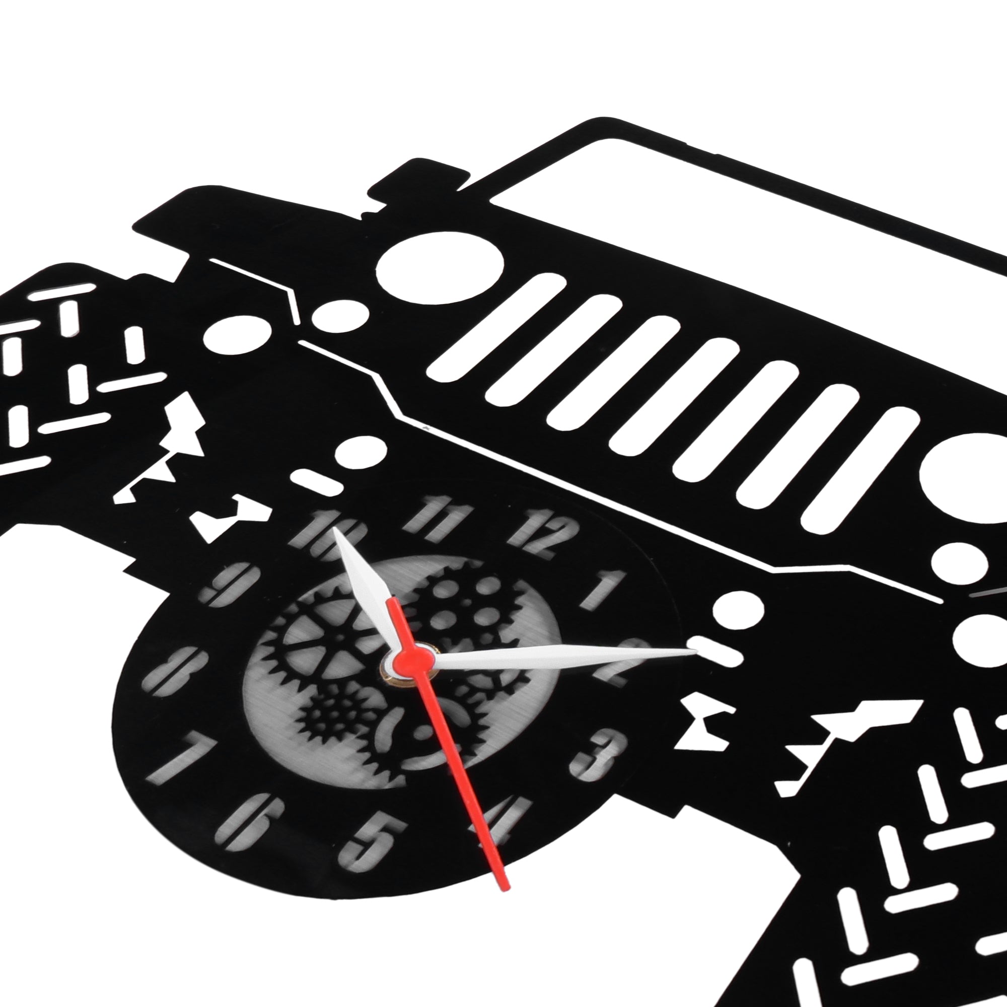 Off-Road SUV Wall Clock 12"  Premium Plexi Glass Wall Clock