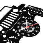 Off-Road SUV Wall Clock 12"  Premium Plexi Glass Wall Clock
