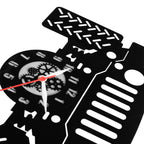 Off-Road SUV Wall Clock 12"  Premium Plexi Glass Wall Clock