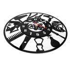 Premium Unisex Barber Shop & Hair Salon AI Designed  Wall Clock 12"