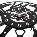 Premium Unisex Barber Shop & Hair Salon AI Designed  Wall Clock 12"