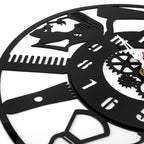 Premium Unisex Barber Shop & Hair Salon AI Designed  Wall Clock 12"
