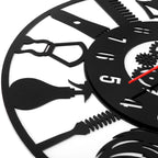 Premium Unisex Barber Shop & Hair Salon AI Designed  Wall Clock 12"