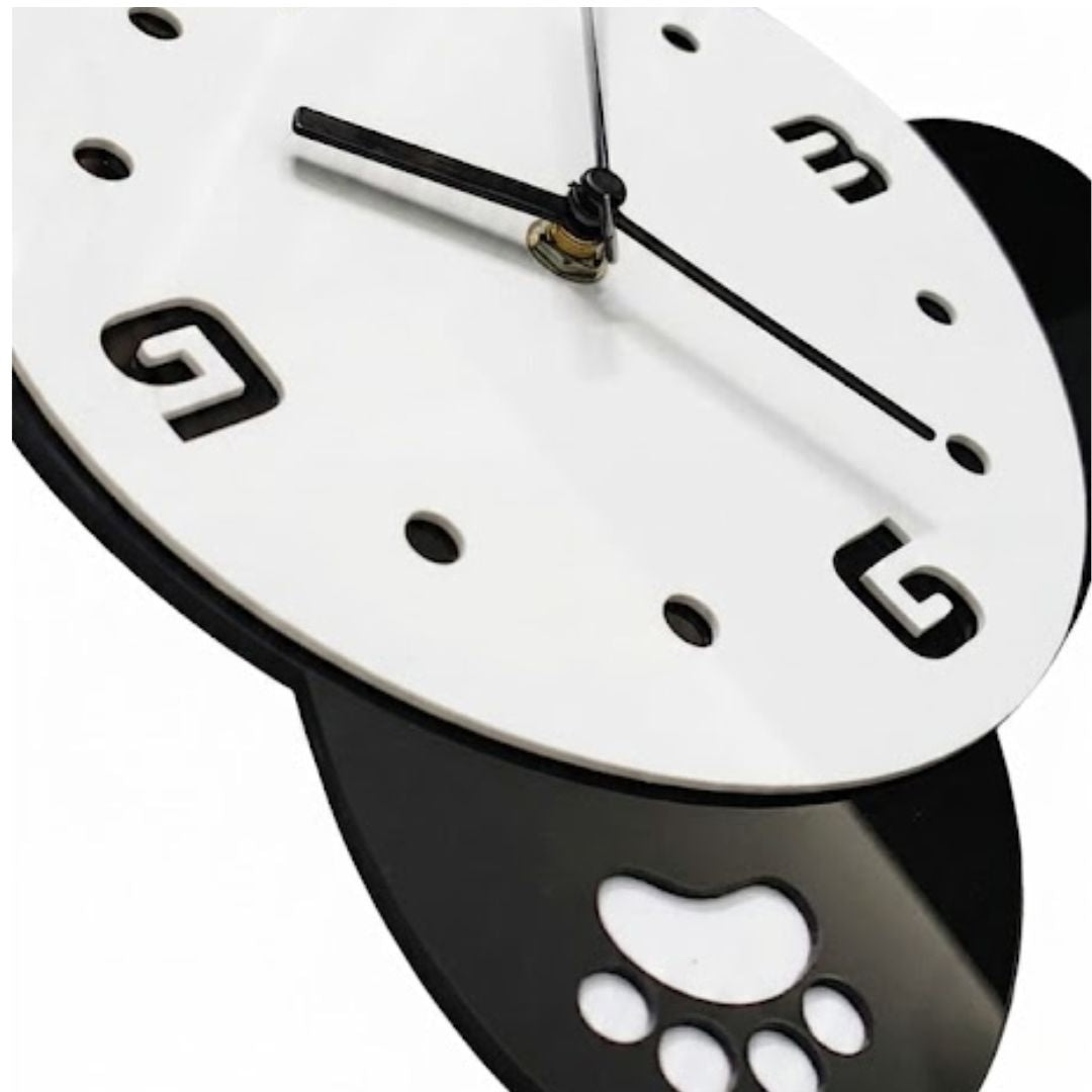 Urban Qraft "Lazy Rolling Panda" Premium Acrylic Wall Clock