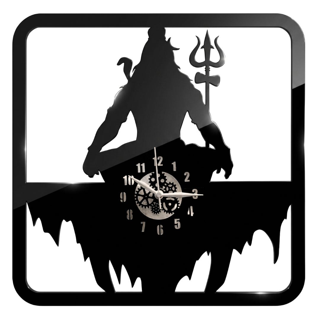 Mahadev Wall Clock 12 inch