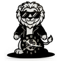 Cool Lion Premium Acrylic Wall Clock 12"