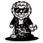 Cool Lion Premium Acrylic Wall Clock 12"