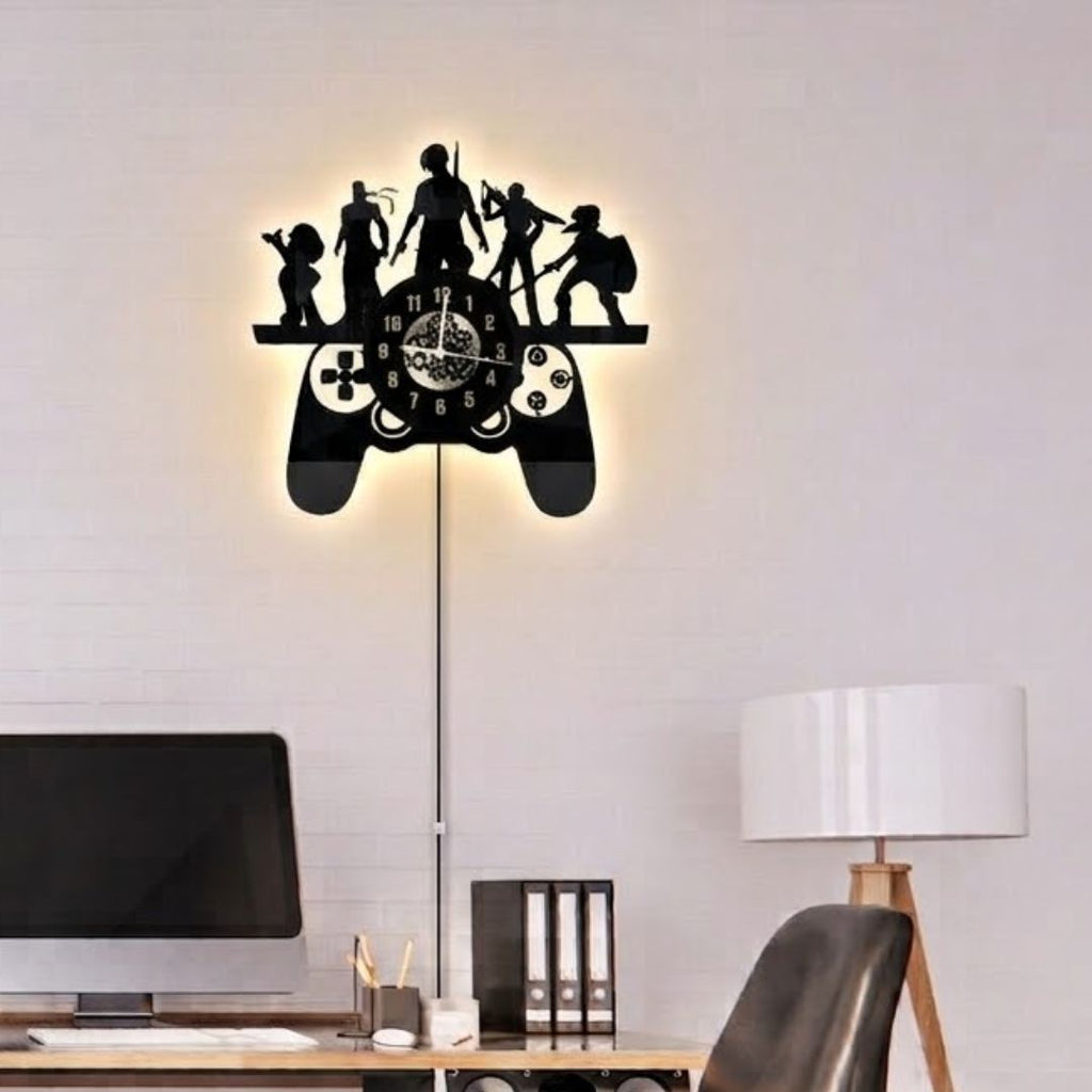 Ultimate Gamer Wall Clock 12 inch