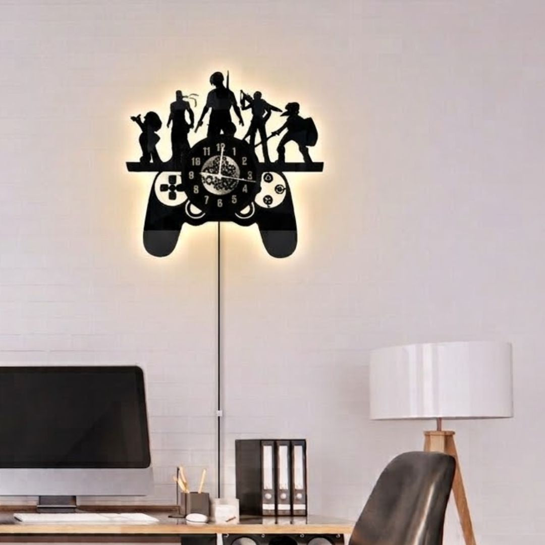 Ultimate Gamer Wall Clock 12 inch