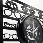 Eye Clinic & Opticals PlexiGlass Wall Clock 12 Inch