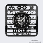 Eye Clinic & Opticals PlexiGlass Wall Clock 12 Inch