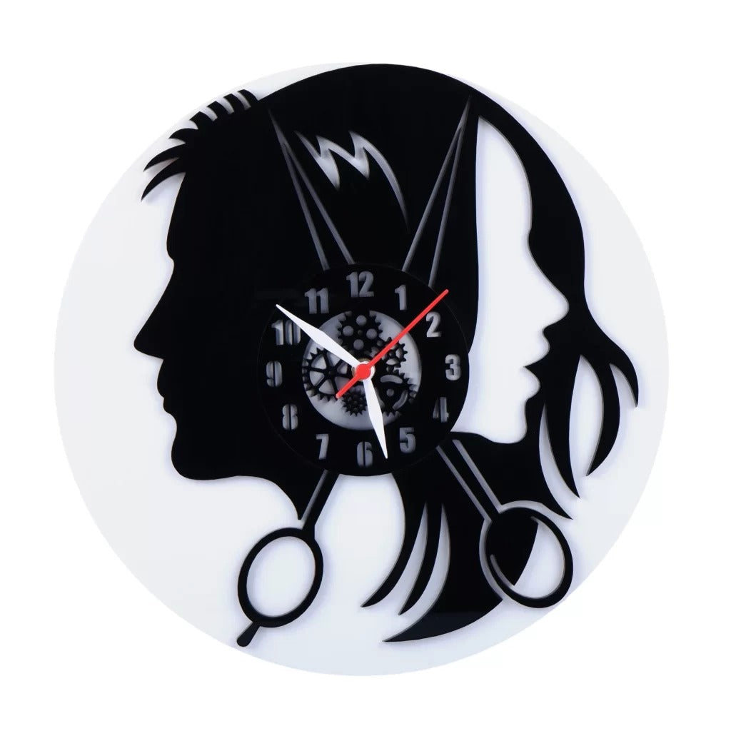Unisex Salons , 12″ Wall Clock