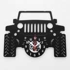 Off-Road SUV Wall Clock 12"  Premium Plexi Glass Wall Clock