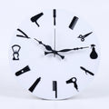 American White Wall Clock , 12″ Plexi Glass