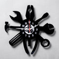 Ultimate Mechanic Tool Clock, 12″ Black