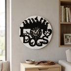 Dog Wall Clock 12″  Premium Layered Wall Clock