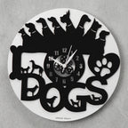 Dog Wall Clock 12″  Premium Layered Wall Clock