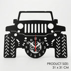 Off-Road SUV Wall Clock 12"  Premium Plexi Glass Wall Clock