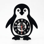 Happy Penguin Premium Acrylic Wall Clock 12"